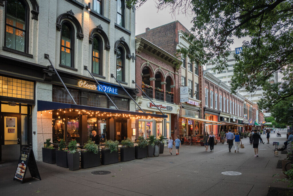 Centro de Knoxville, Tennessee